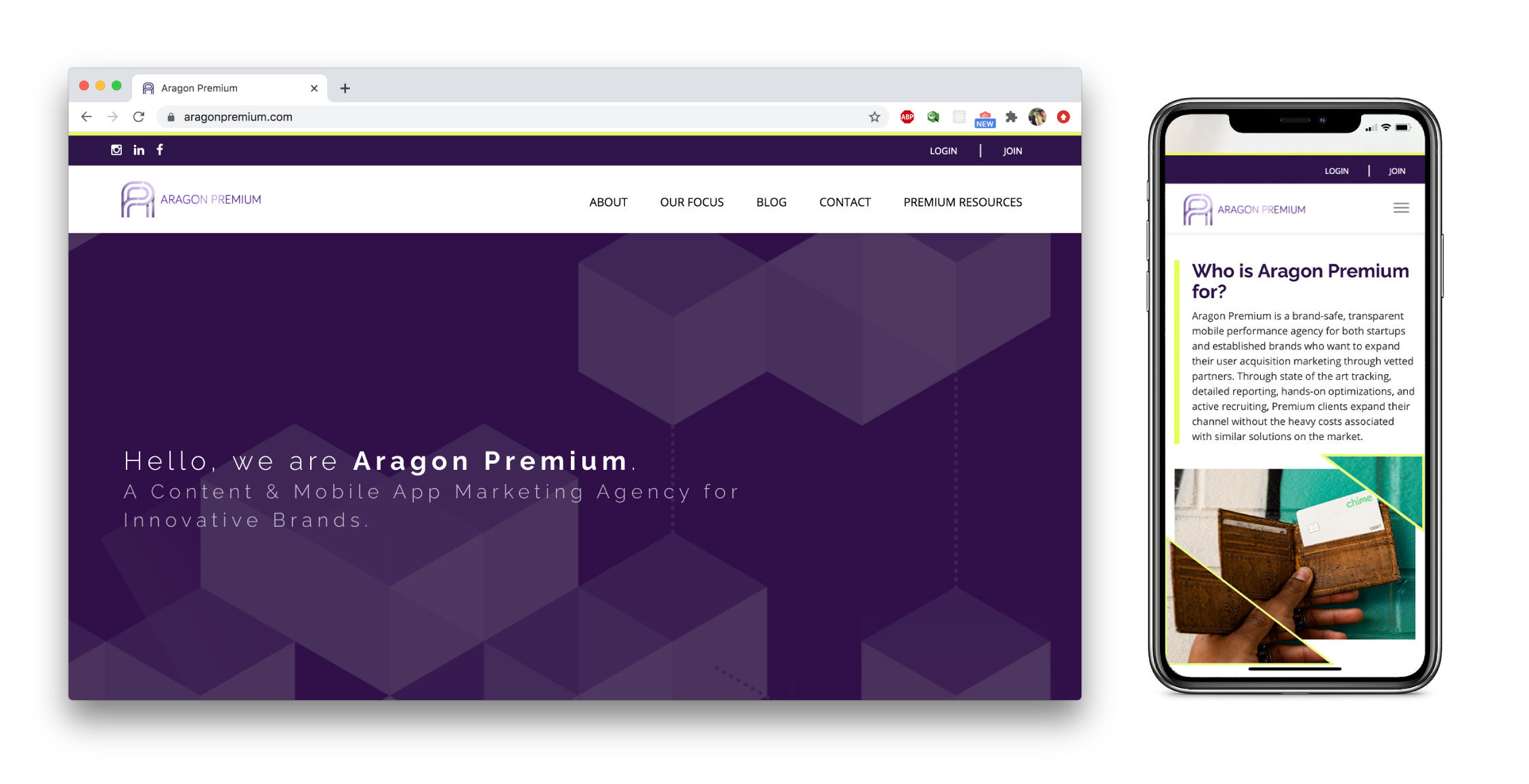Aragon Premium Site Design